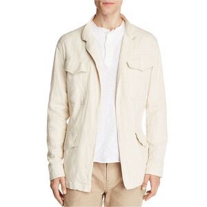Eidos Napoli Mens Natural Wrap Jacket, Beige, NWT